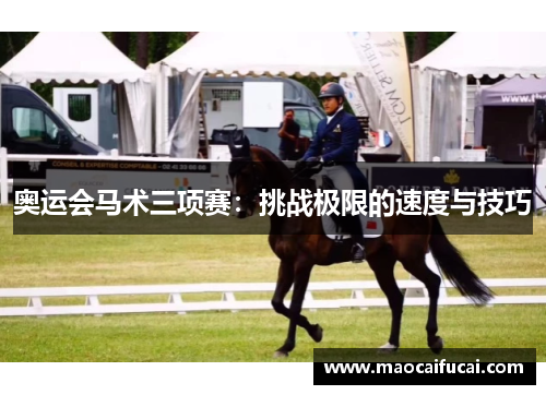 奥运会马术三项赛：挑战极限的速度与技巧