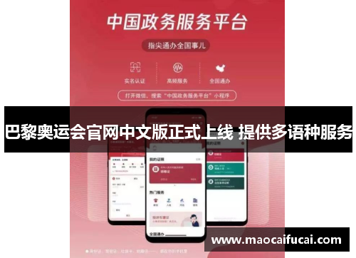 巴黎奥运会官网中文版正式上线 提供多语种服务